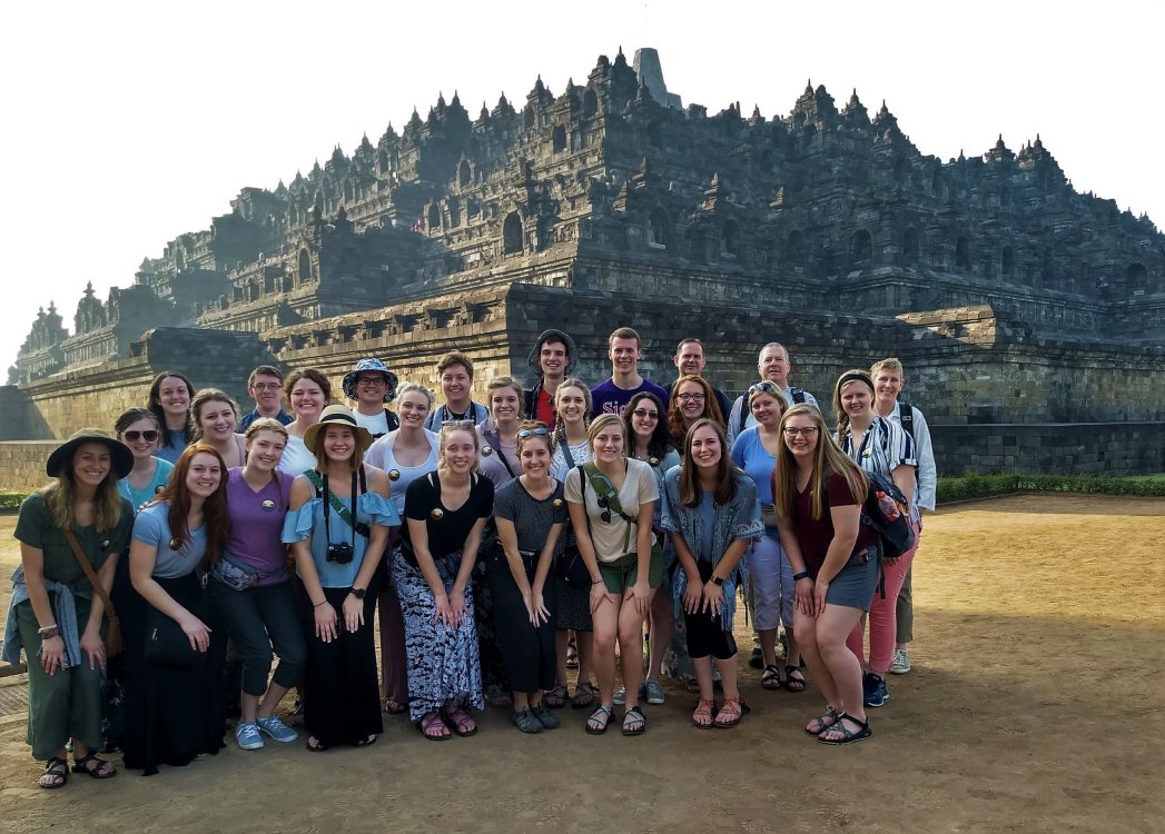 Fishback Honors College the Borobudur Temple in Indonesia