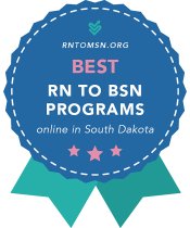 Badge for Best RN to B.S.N. Program in South Dakota