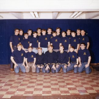 Photo of the 1973 SDSU Wrestling Team