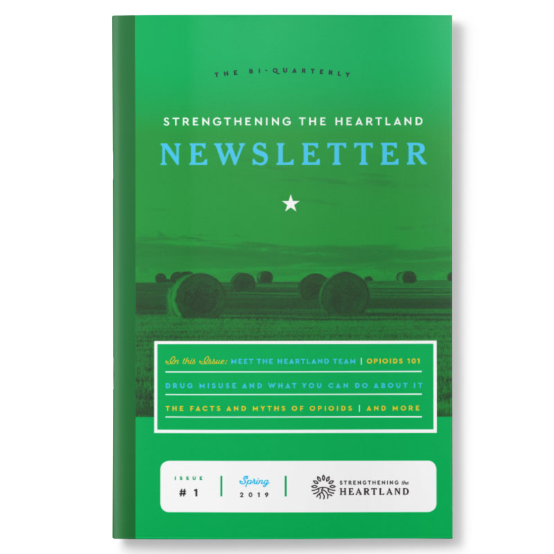 Strengthening the Heartland Newsletter on white background