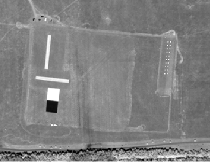 Figure 4b, photo of satellite image of targets