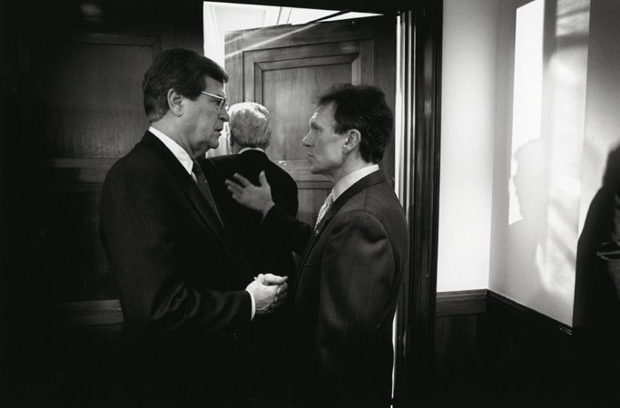 Senator Lott and Senator Daschle, 2001
