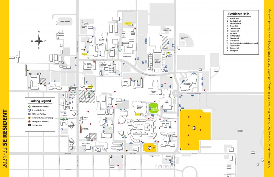 2021-22 SE Resident Parking Map