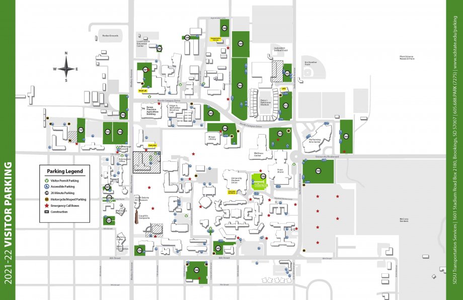2021-22 Visitor Parking Map