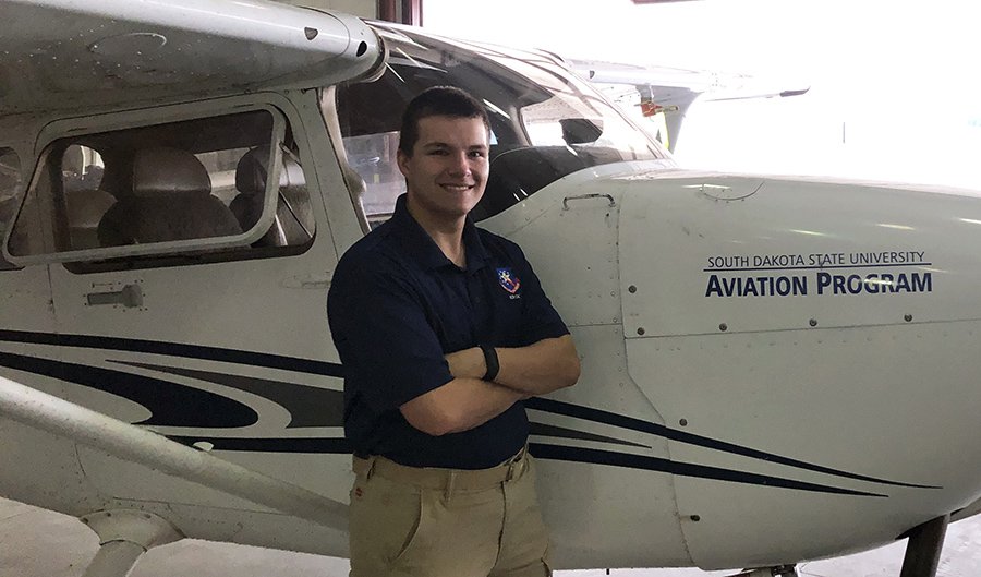 Kyle Clement, the 2021 South Dakota Civil Air Patrol Cadet of the Year