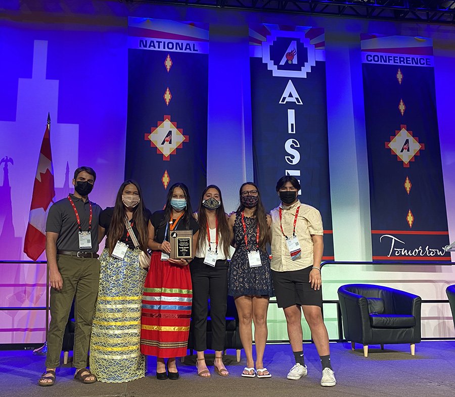 SDSU students receive award at 2021 AISES national convention