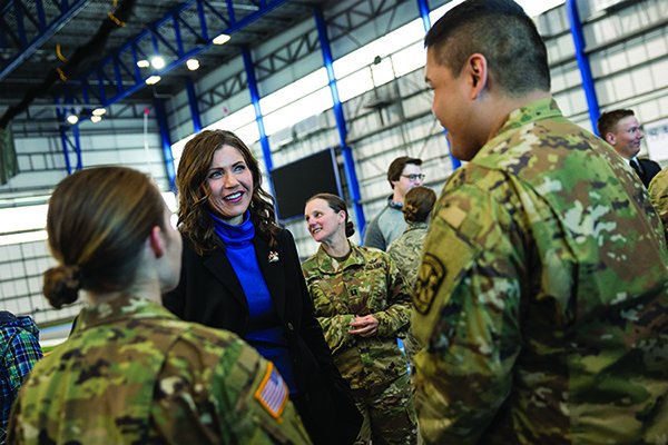 Gov. Noem visits SDSU students at the 2019 Governors Day event 