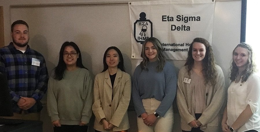 2022 inductee class of Eta Sigma Delta (with 2021 inductees)