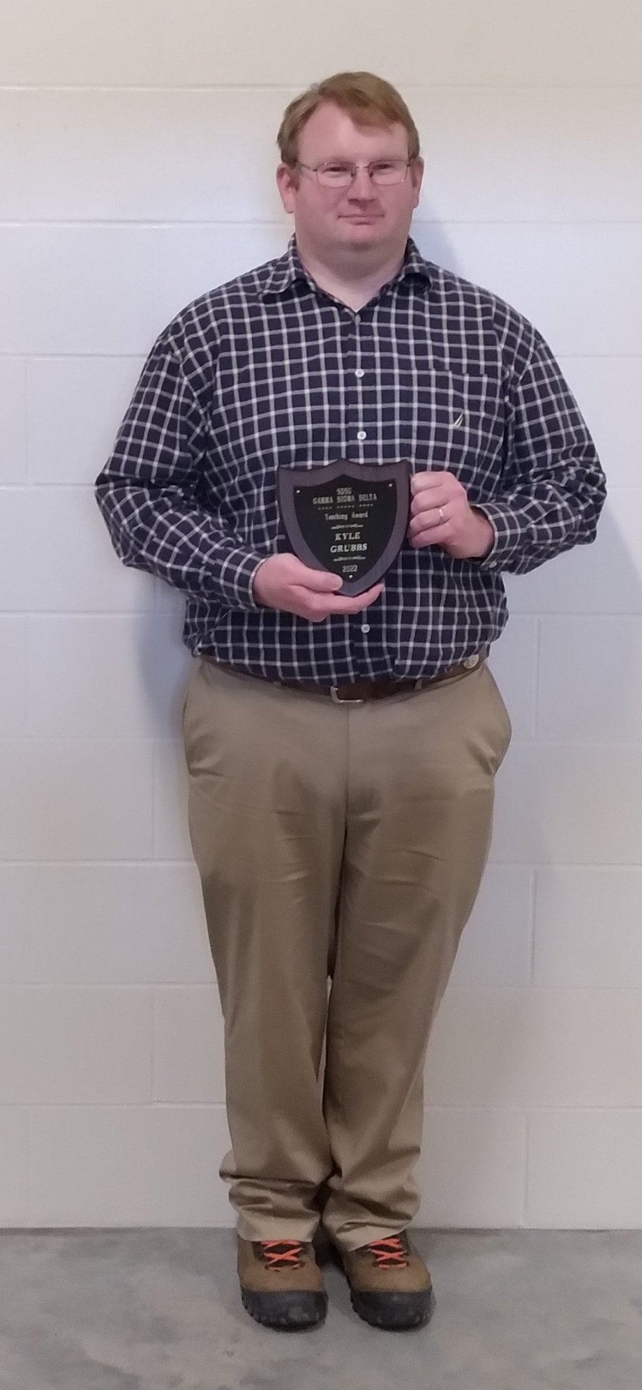 2022 GSD Teaching Award: Dr. Kyle Grubbs, Department of Animal Science
