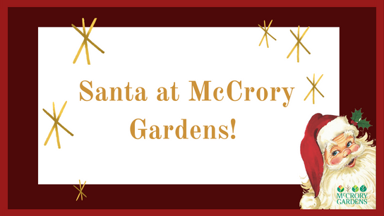 Santa at McCrory Gardens! 