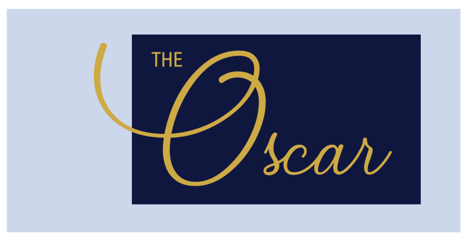 Correct use of The Oscar logo over lite blue