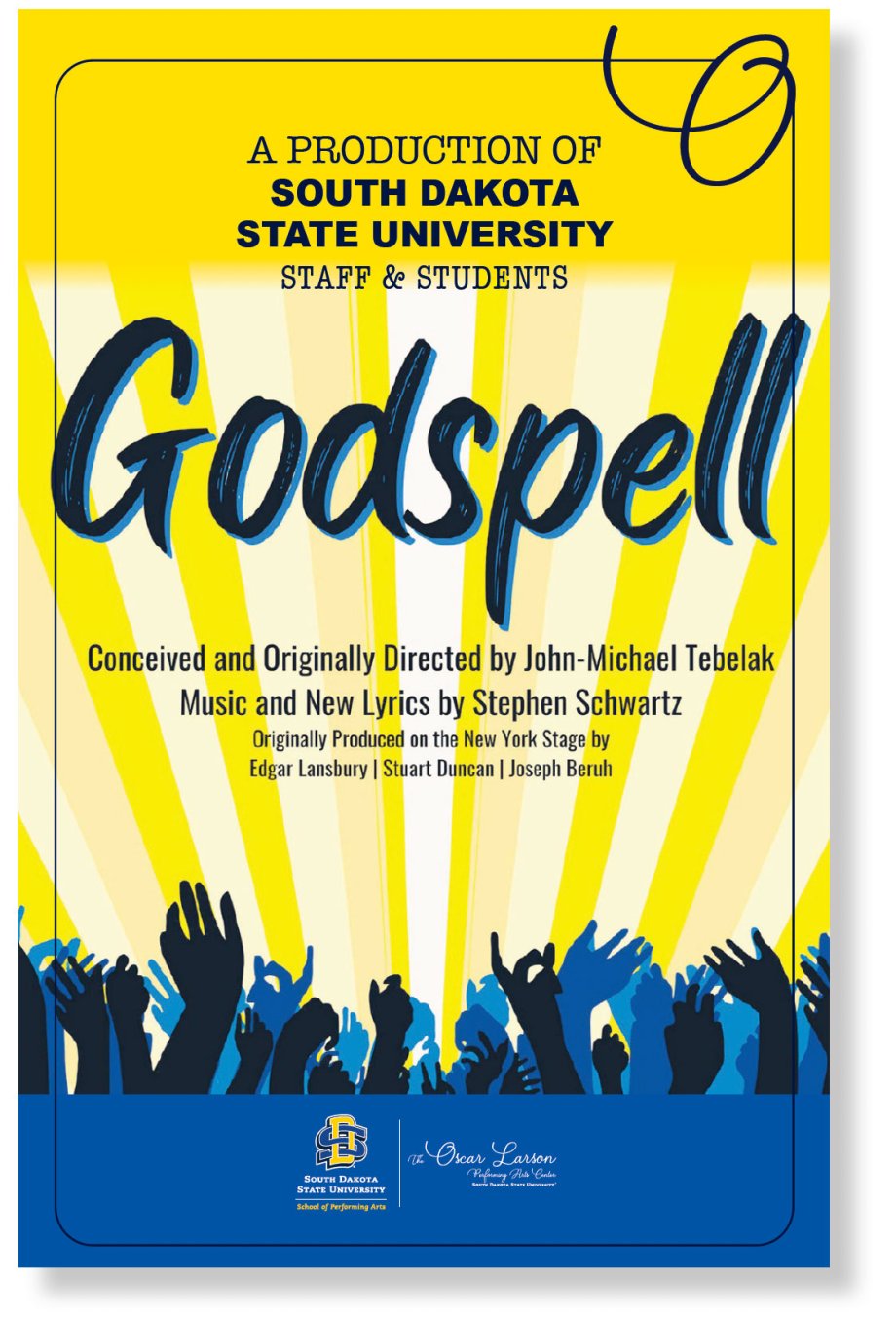 Godspell program example of co-branding