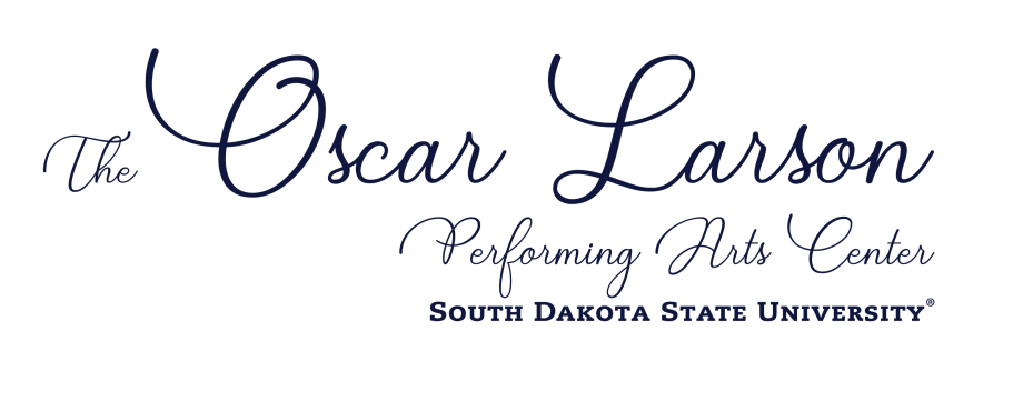 The Oscar Larson Performing Arts Center South Dakota State University dark blue
