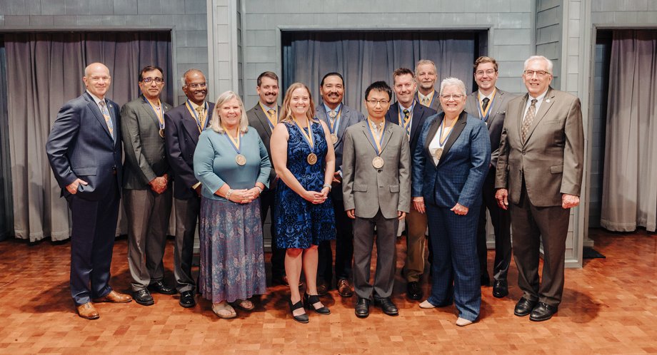 South Dakota State University's second annual investiture ceremony honored 12 holders of endowed faculty and director positions.