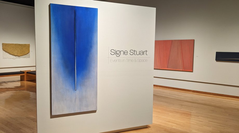 A view of "Signe Stuart: Events in Time and Space" on display at the South Dakota Art Museum.