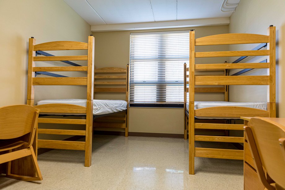 Residence Hall come furnished with select furniture.