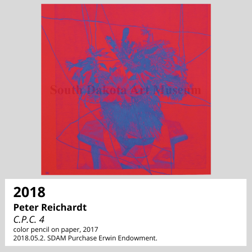 Peter Reichardt C.P.C. 4 color pencil on paper, 2017 South Dakota Art Museum Collection, 2018.05.2. SDAM Purchase Erwin Endowment