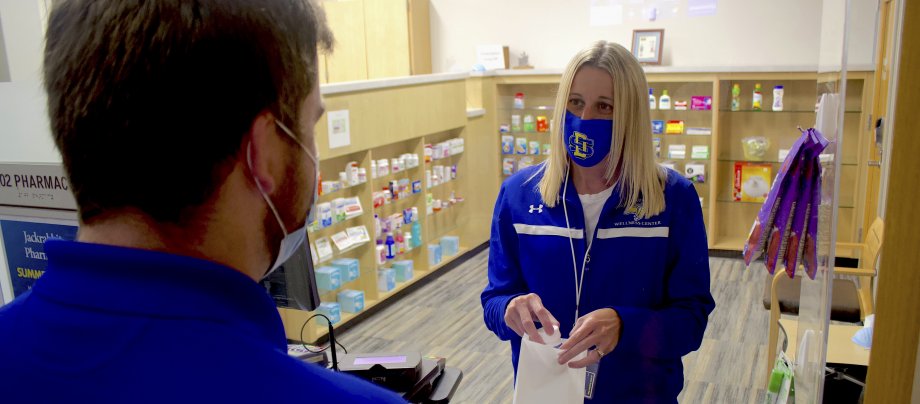 Jackrabbit Pharmacy provides services to students, faculty, and staff. 