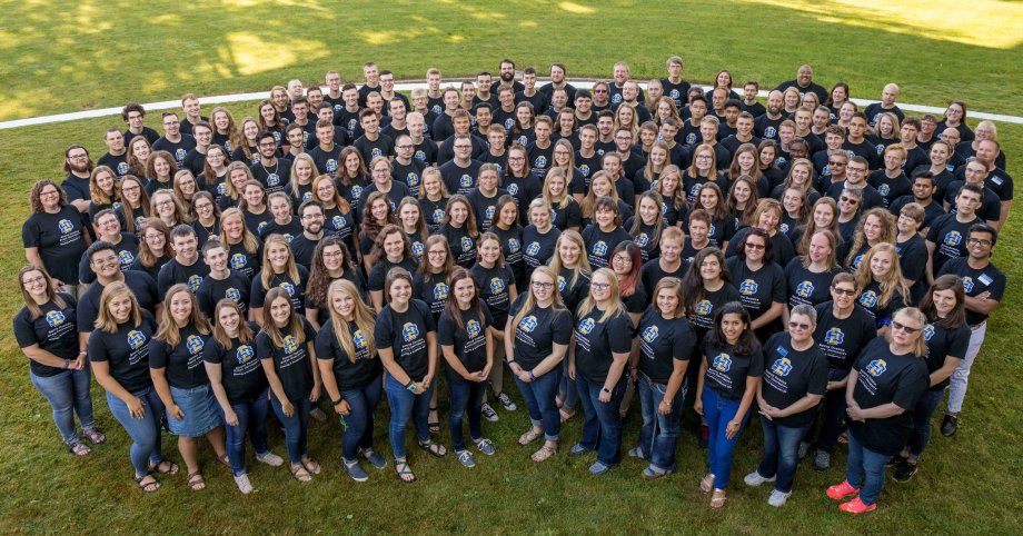 Group photo of Residence Life staff