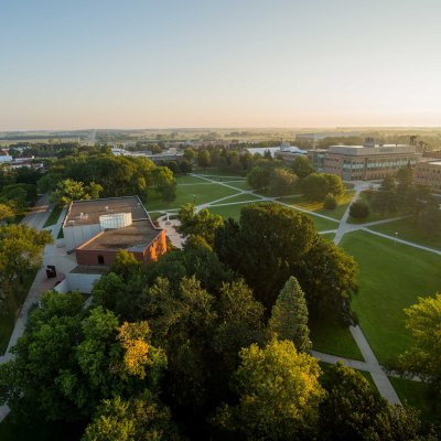View of campus from the campanile