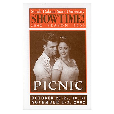 State University Theater 2002 Program for the play Picnic