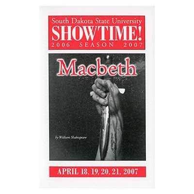 State University Theater 2007 Program for the play Macbeth