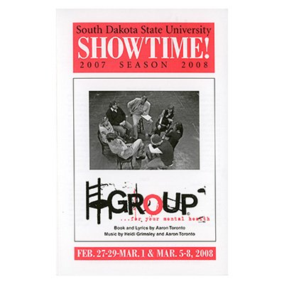 State University Theater 2008 Program for the play Group