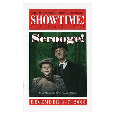 State University Theater 2009 Program for the play Scrooge!
