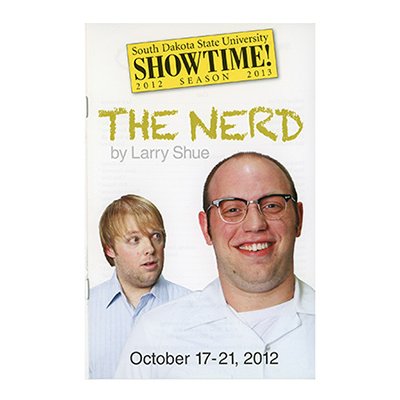 State University Theater 2012 program for the play the Nerd