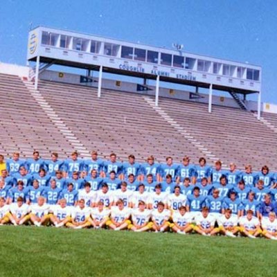 1971 Jackrabbit Football Team photograph in Coughlin Alumni Stadium