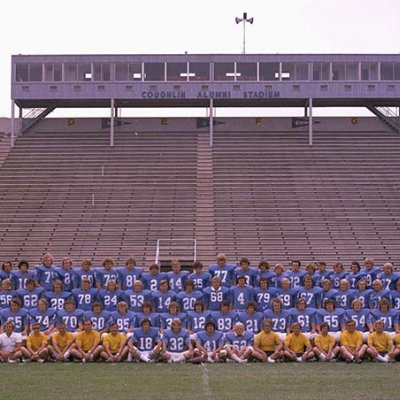 1973 Jackrabbit Football Team photograph in Coughlin Alumni Stadium