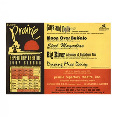 Prairie Repertory Theater 1997 Poster