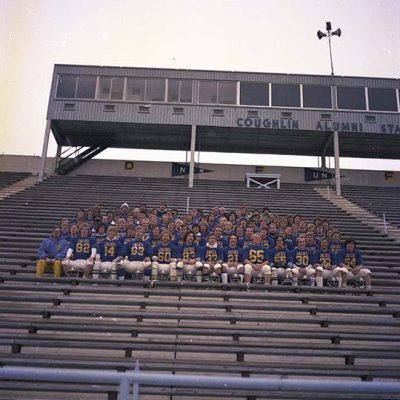 1976 Jackrabbit Football Team photograph in Coughlin Alumni Stadium