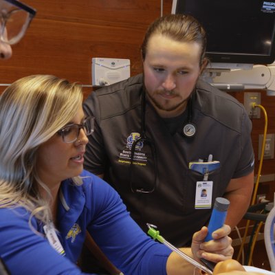 Respiratory Care Students hands-on learning
