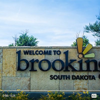 Welcome to Brookings South Dakota Sign