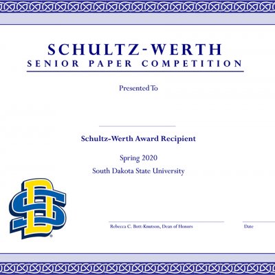 Schultz-Werth certficate