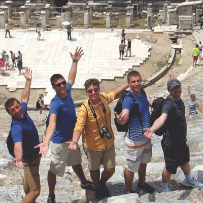 students studying abroad in Greece