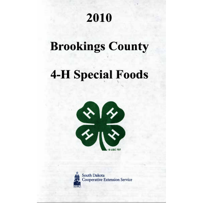 4-H & Extension Cookbook cover