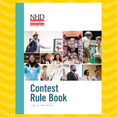 Image of cover of the NHD Contest Rule Book