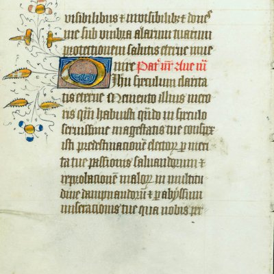 Hours of the Virgil manuscript page