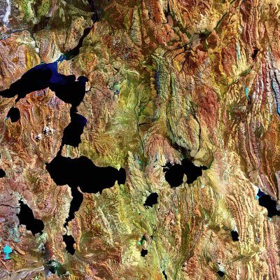 Roof of the World form Landsat imagery courtesy of NASA Goddard Space Flight Center and U.S. Geological Survey