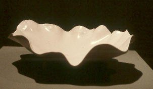 Mark Shekore, Platter, 1981, glazed porcelain  bowl