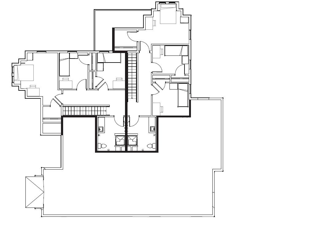 Townhouse second floor layout
