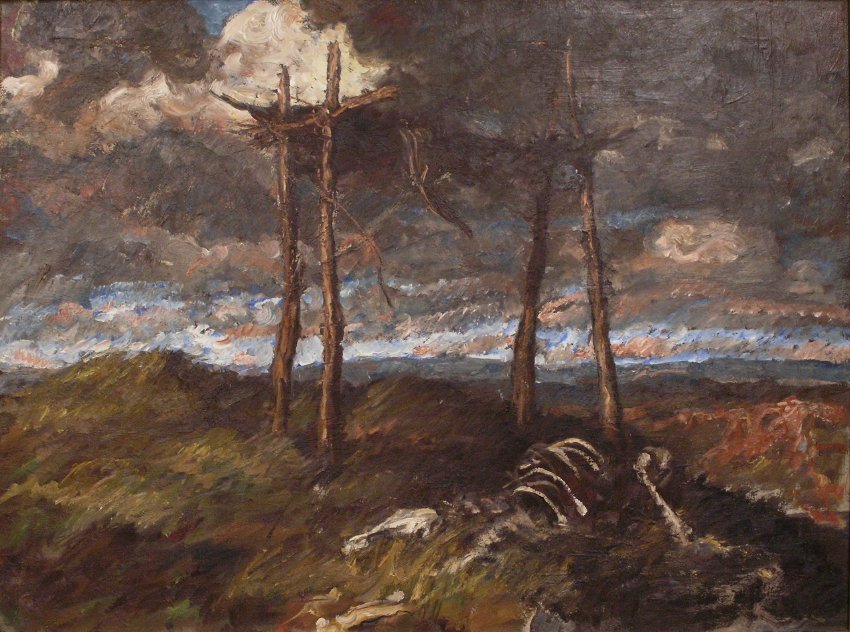 Harvey Dunn, Happy Hunting Ground, oil on canvas, n.d.