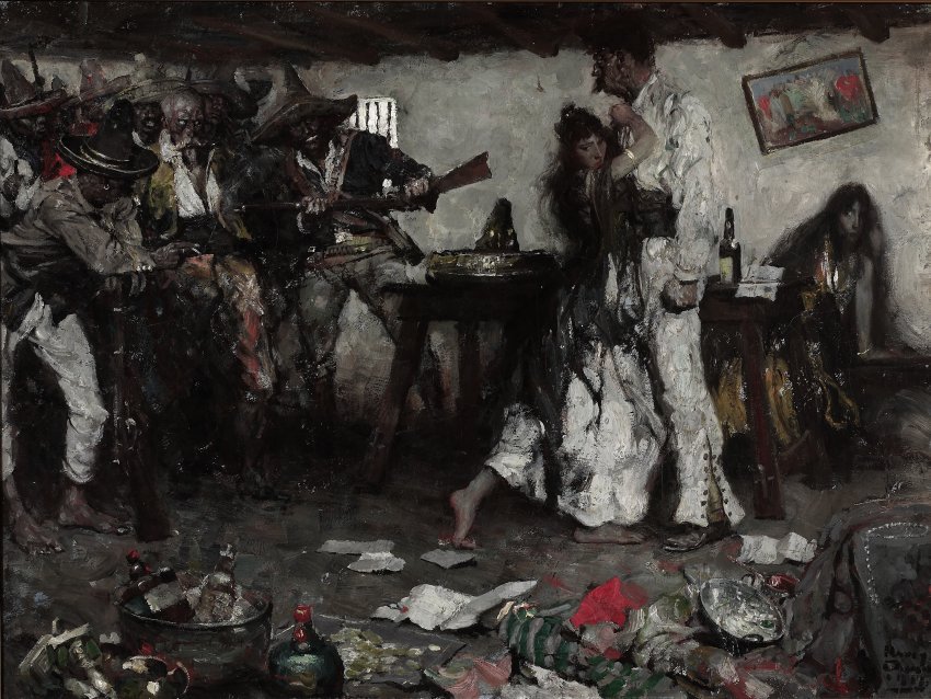 Harvey Dunn, The Liberator, oil on canvas, 1916