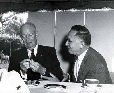 Reifel with President Eisenhower