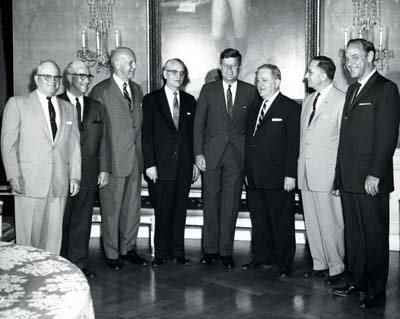 Reifel with President Kennedy