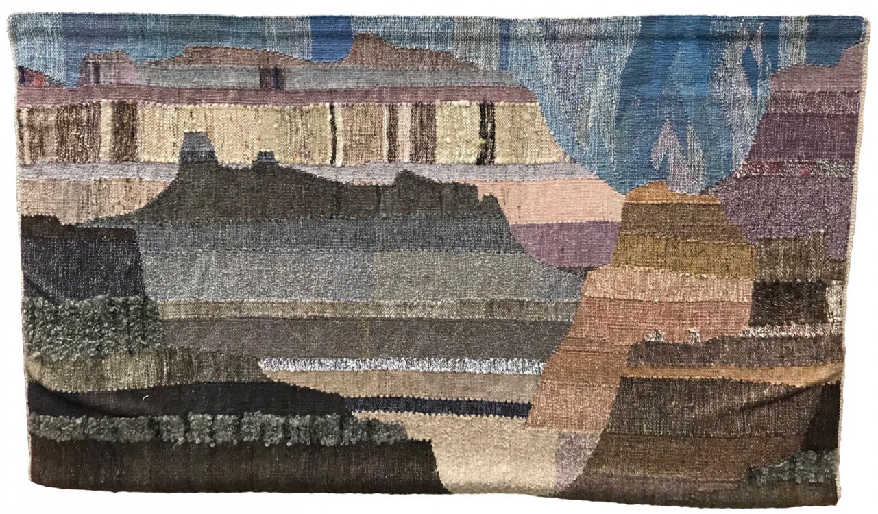 Grete Bodøgaard, "Badlands" weaving