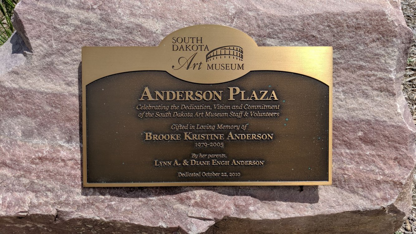 Anderson Plaza plaque
