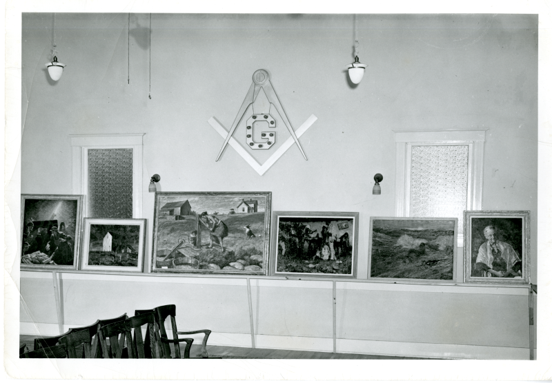 1950 Harvey Dunn Exhibit in De Smet, South Dakota